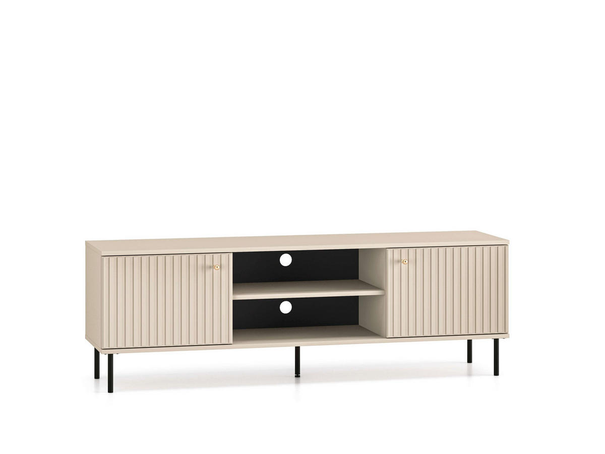 WOHNZIMMER Set 4-tlg. – Sophie – Kaschmir - Kaschmir, Holzwerkstoff (92/151/40cm) - hi-markt