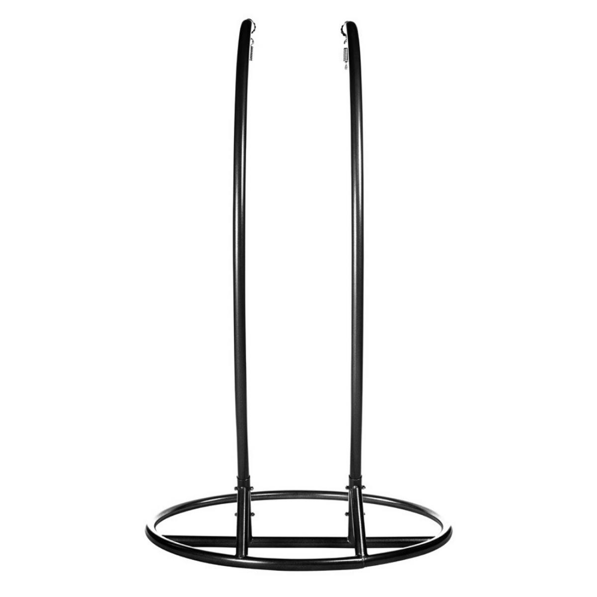 HÄNGESESSEL TORUS - Farbe: Schwarz - Schwarz, Metall (120/195/120cm) - Home Deluxe