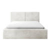 POLSTERBETT Farese Grau-beige Cordbezug 160 cm - Greige, Textil (160/200cm) - Selsey