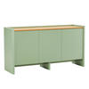 SIDEBOARD 140 cm, Ziegelrot - Orange, Holz (40/75/140cm) - Oviala