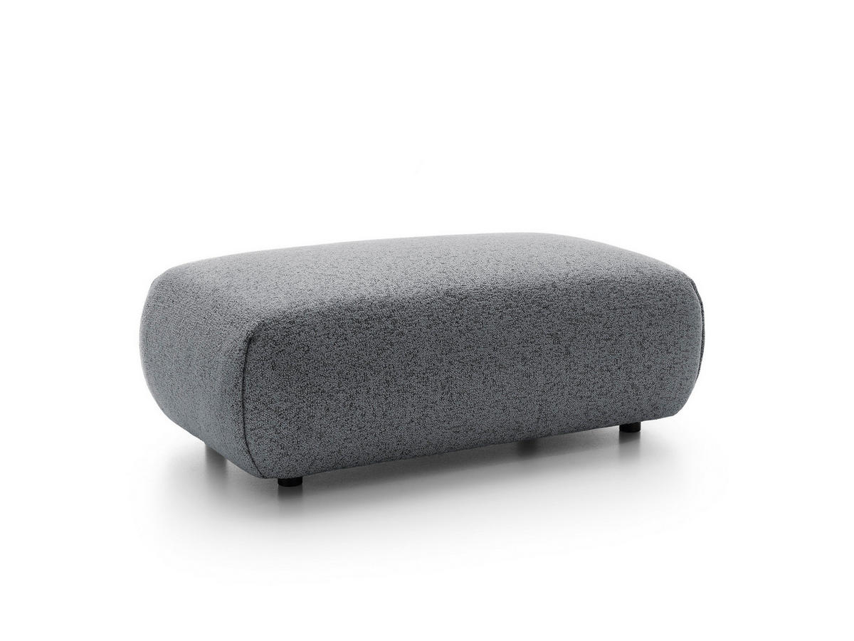 MASSENO Sitzhocker ZEST, Modern Polsterhocker, Fußhocker Grau - Grau, Holzwerkstoff/Kunststoff (70/42/113cm) - MASSENO