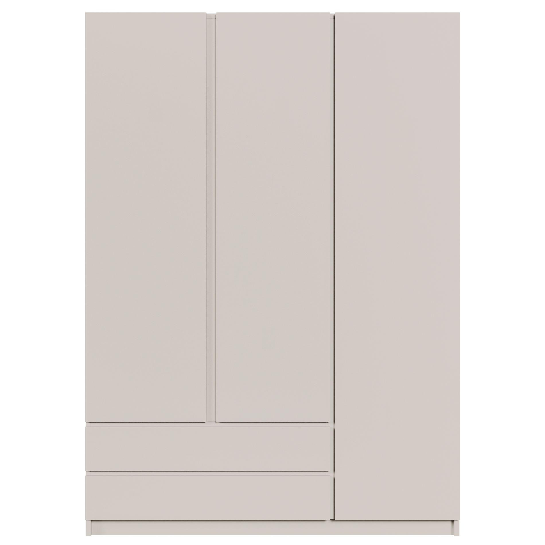 KLEIDERSCHRANK Bemmi Kaschmirgrau 150 cm - Taupe, Holzwerkstoff (150/210/50cm) - Selsey