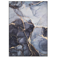 TEPPICH NORA Blaugrau 160/230 cm - Blaugrau, Textil (160/230cm) - Tapiso