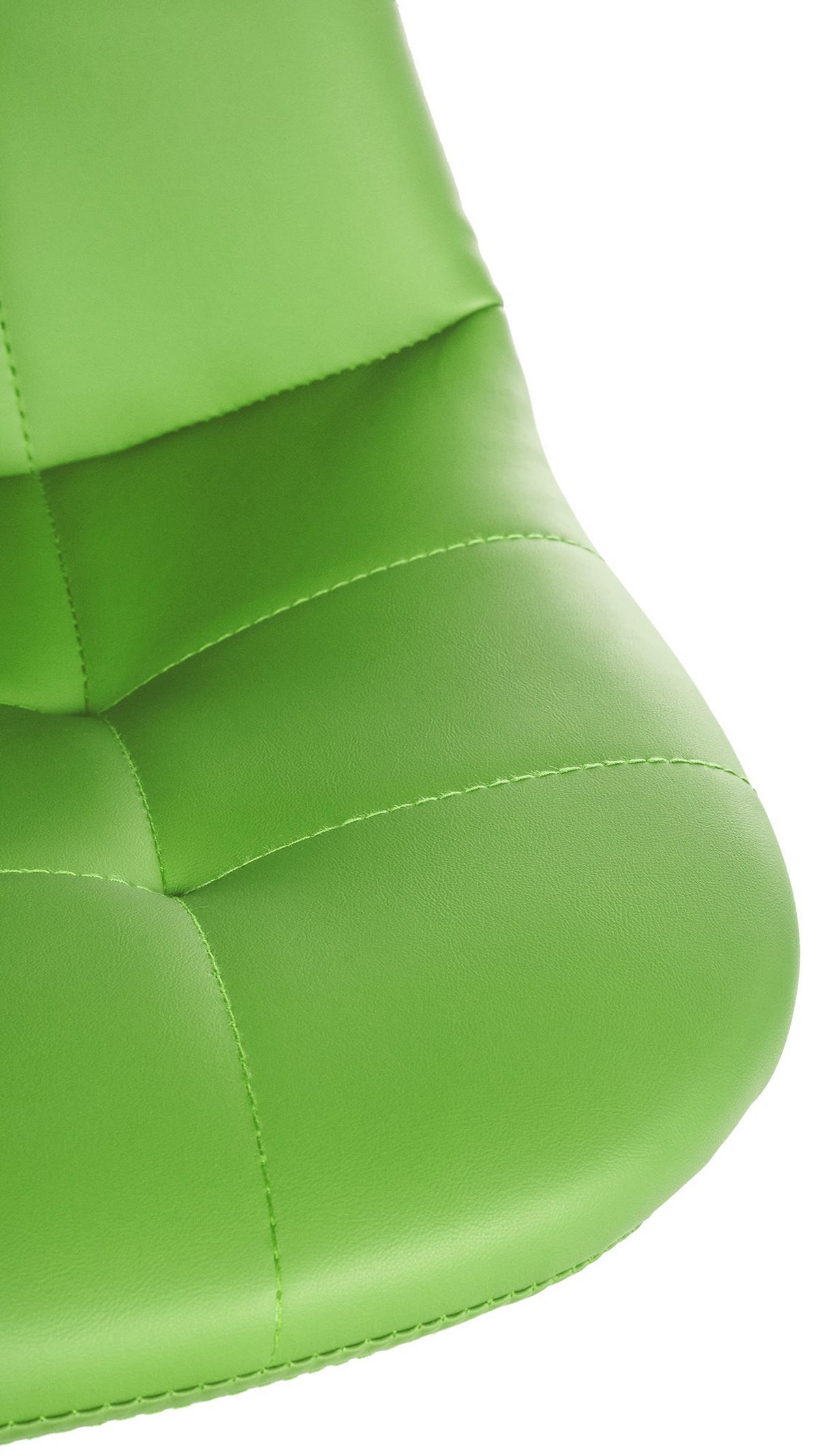 BARHOCKER Metall grün - Grün, Textil/Metall (47/58/56cm) - CLP