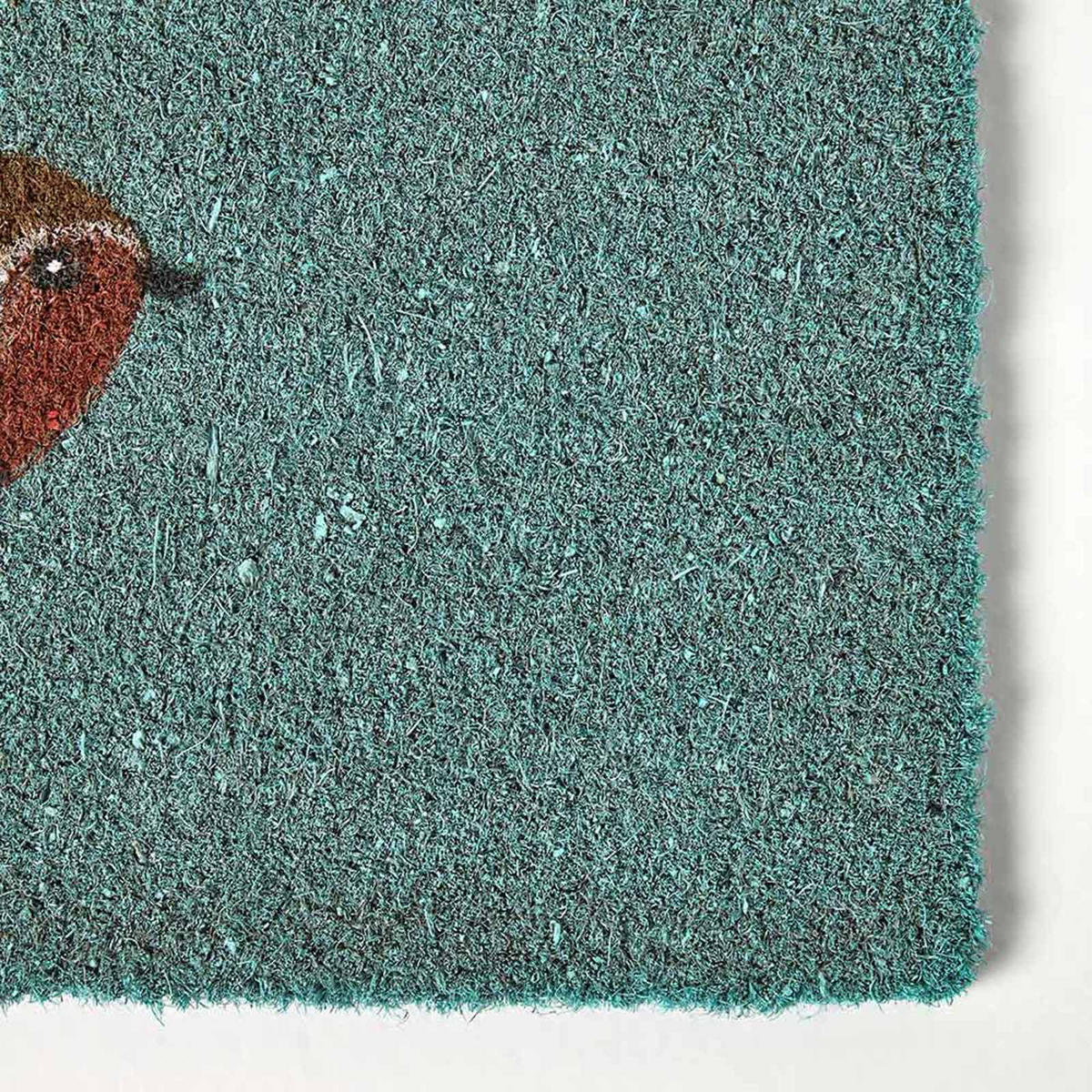 KOKOSMATTE Rotkehlchen Blaugrau 40/60 cm - Blaugrau, Kunststoff/Textil (40/60cm) - Homescapes