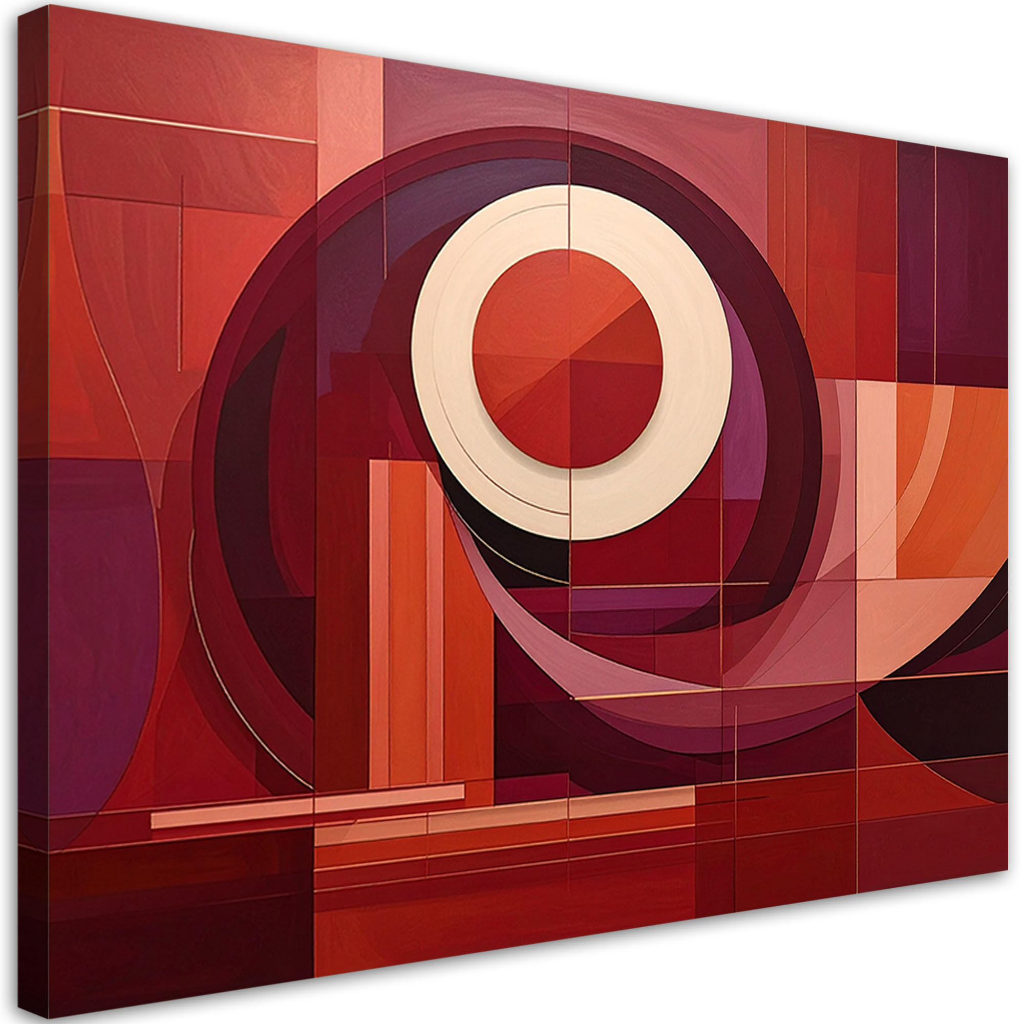 Feeby Leinwandbilder, Rot 120x80 cm