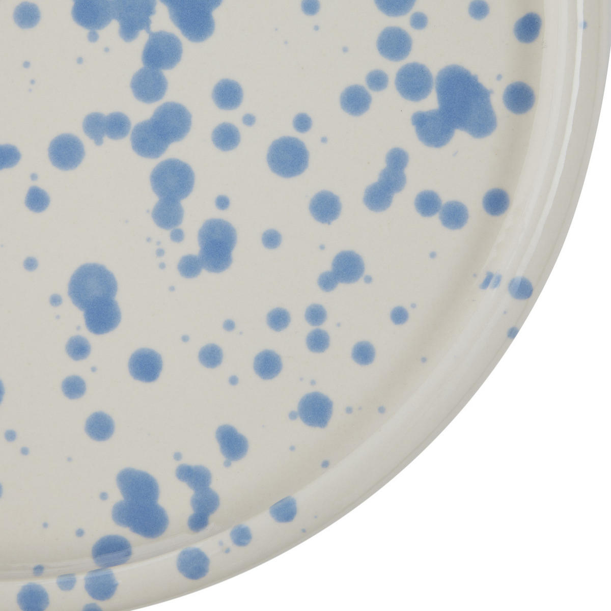 FRÜHSTÜCKSTELLER Boogy Splash - Hellblau, Keramik (21/21/2.3cm) - Butlers