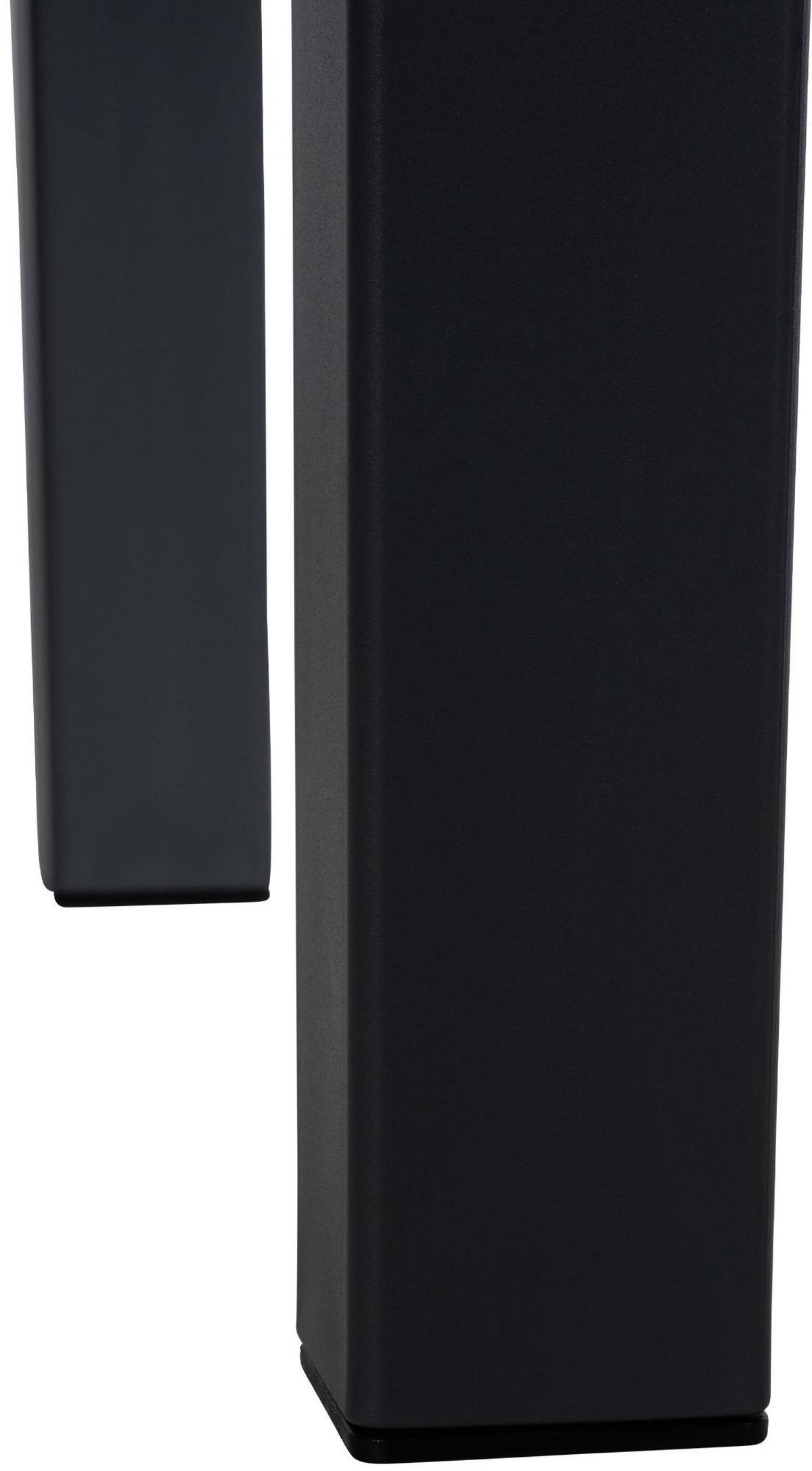 BEISTELLTISCH eckig 45/45/45 cm Kunststoff schwarz - Schwarz, Kunststoff (45/45/45cm) - CLP