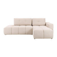 SCHLAFSOFA - 5 Personen - Stoff - Beige - - Beige, Textil (294/93/182cm) - Vente-Unique