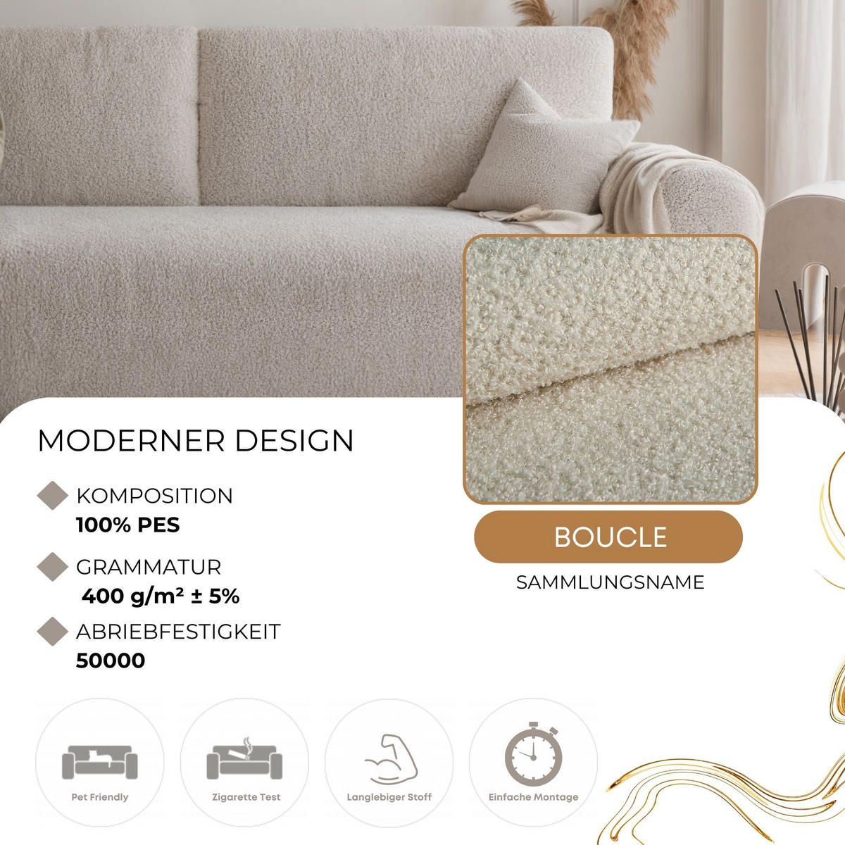 SCHLAFSOFA JOBO mit Bettkasten, Beige - Beige, Textil (244/76/98cm) - Idohome