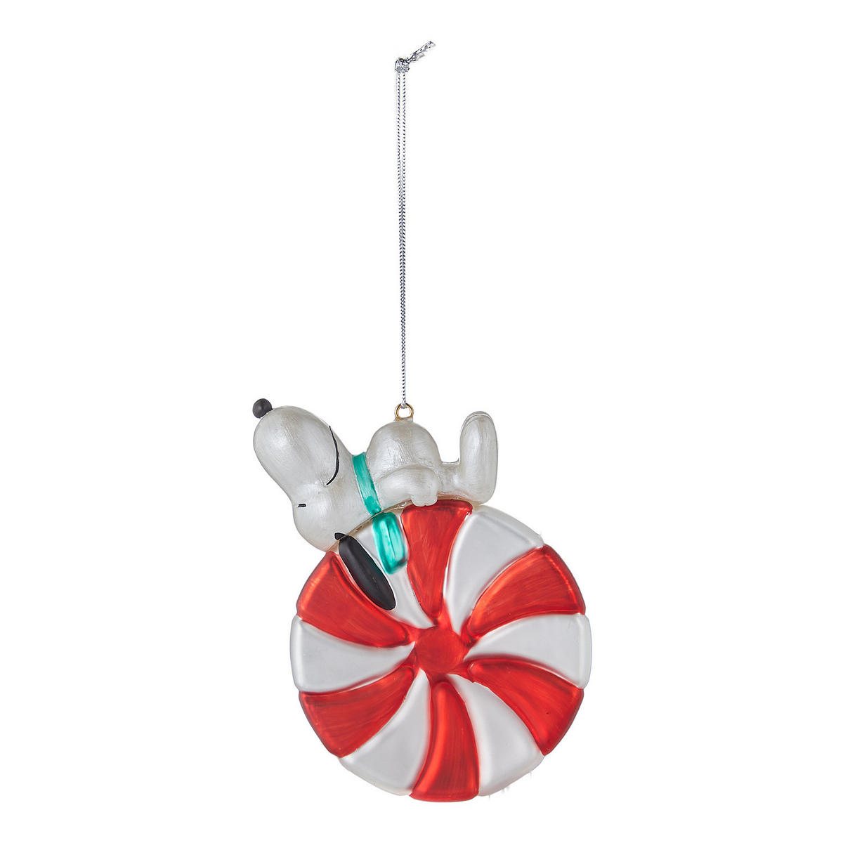 WEIHNACHTSBAUMKUGEL Hang On Snoopy Candy - Weiß, Glas (2/10/7cm) - Butlers