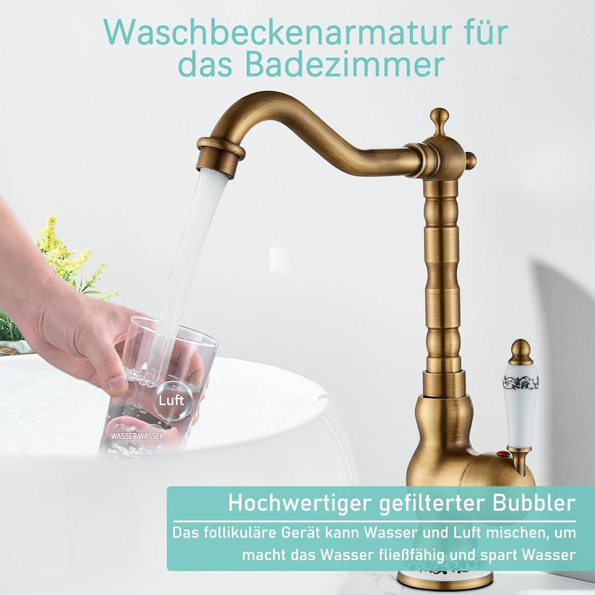 KÜCHENARMATURN, 35*17.5cm, gold - Goldfarben, Metall (40/10/27cm) - Vallsero