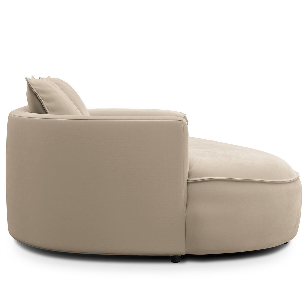 2,5-SITZER SOFA - Beige, Textil (217/82/156cm) - home24