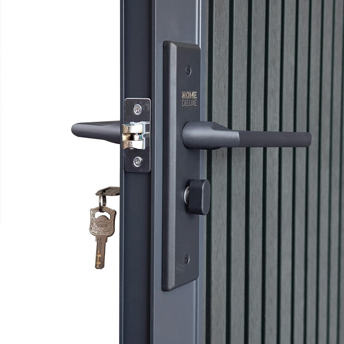 GARTENTOR CALLATOR PREMIUM - Vertikal - Anthrazit, Kunststoff (180/185cm) - Home Deluxe