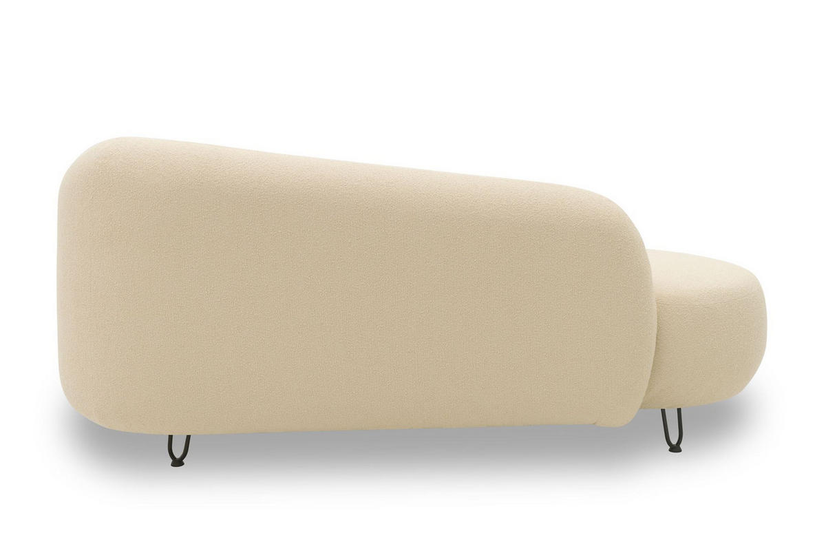 GARTENLOUNGE-SOFA 2-Sitzer Links Bratomila 177x79x105 Bezug in beige - Beige, Kunststoff (105/79/177cm) - 58aufmkessel