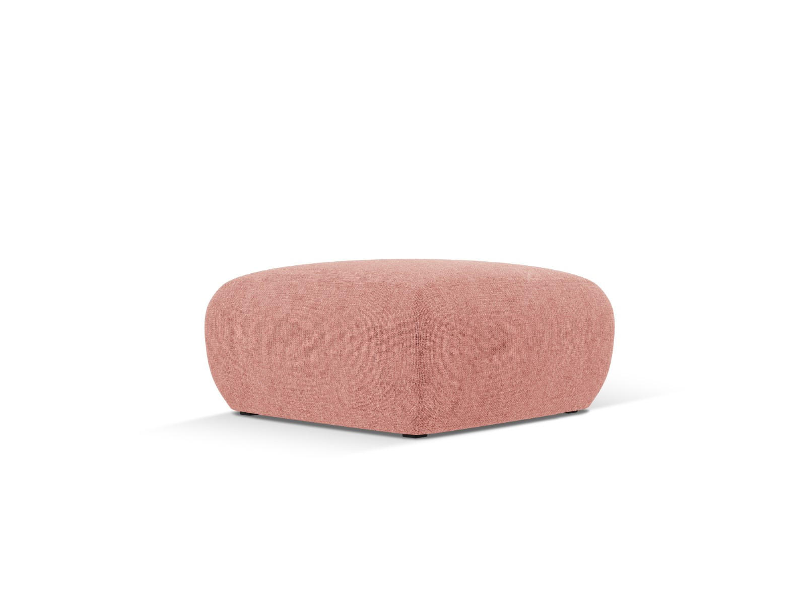 POUF Molino aus Chenille-Stoff rosa - Pink, Textil (75/36/75cm) - Micadoni