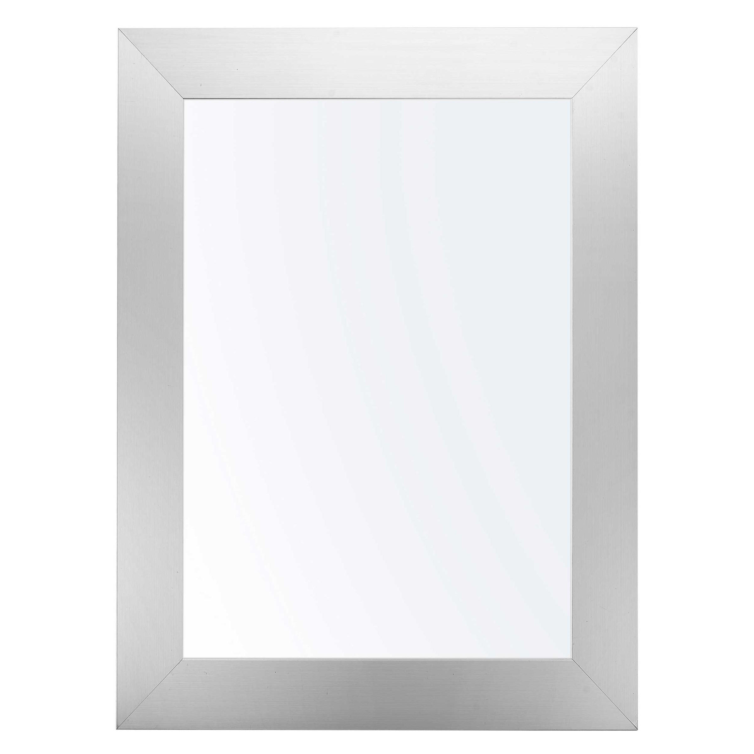 WANDSPIEGEL Holzrahmen 38/48 cm - Silberfarben, Glas (38/2/48cm) - Giftdecor