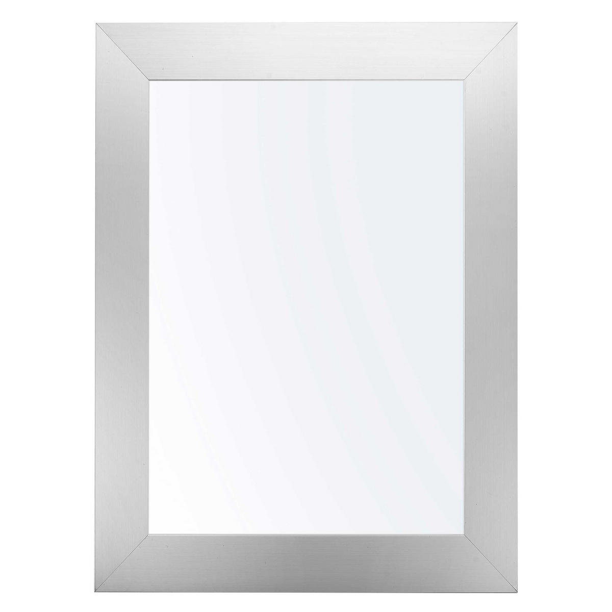 WANDSPIEGEL Holzrahmen 38/48 cm - Silberfarben, Glas (38/2/48cm) - Giftdecor