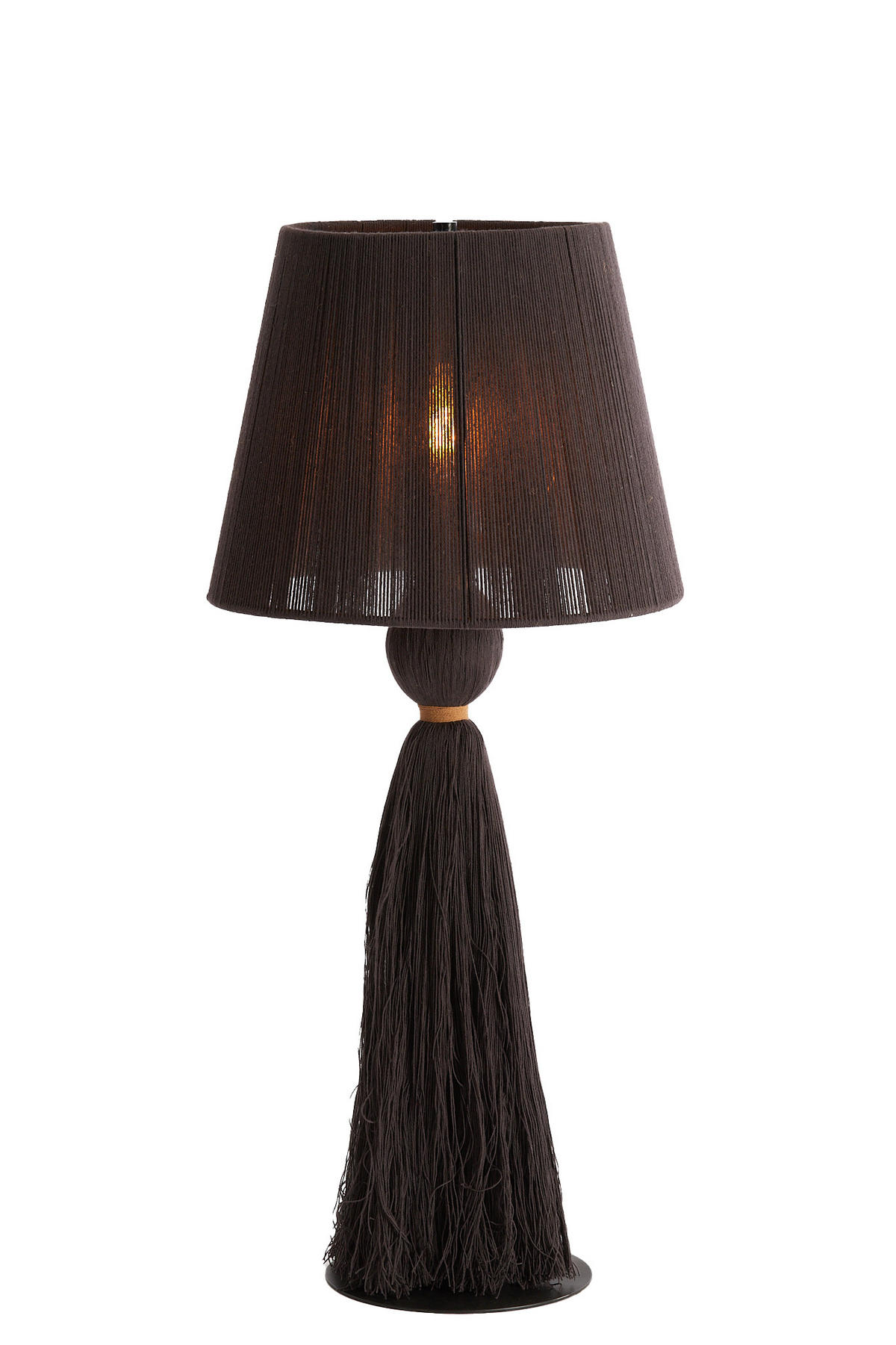 TISCHLAMPE Espino Braun Ø31/58 cm - Braun, Metall (31/31/58cm) - Light & Living