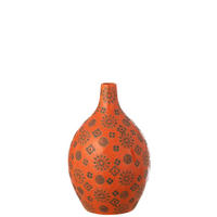 VASE BILLY Orange - Orange, Keramik (35cm) - J-Line