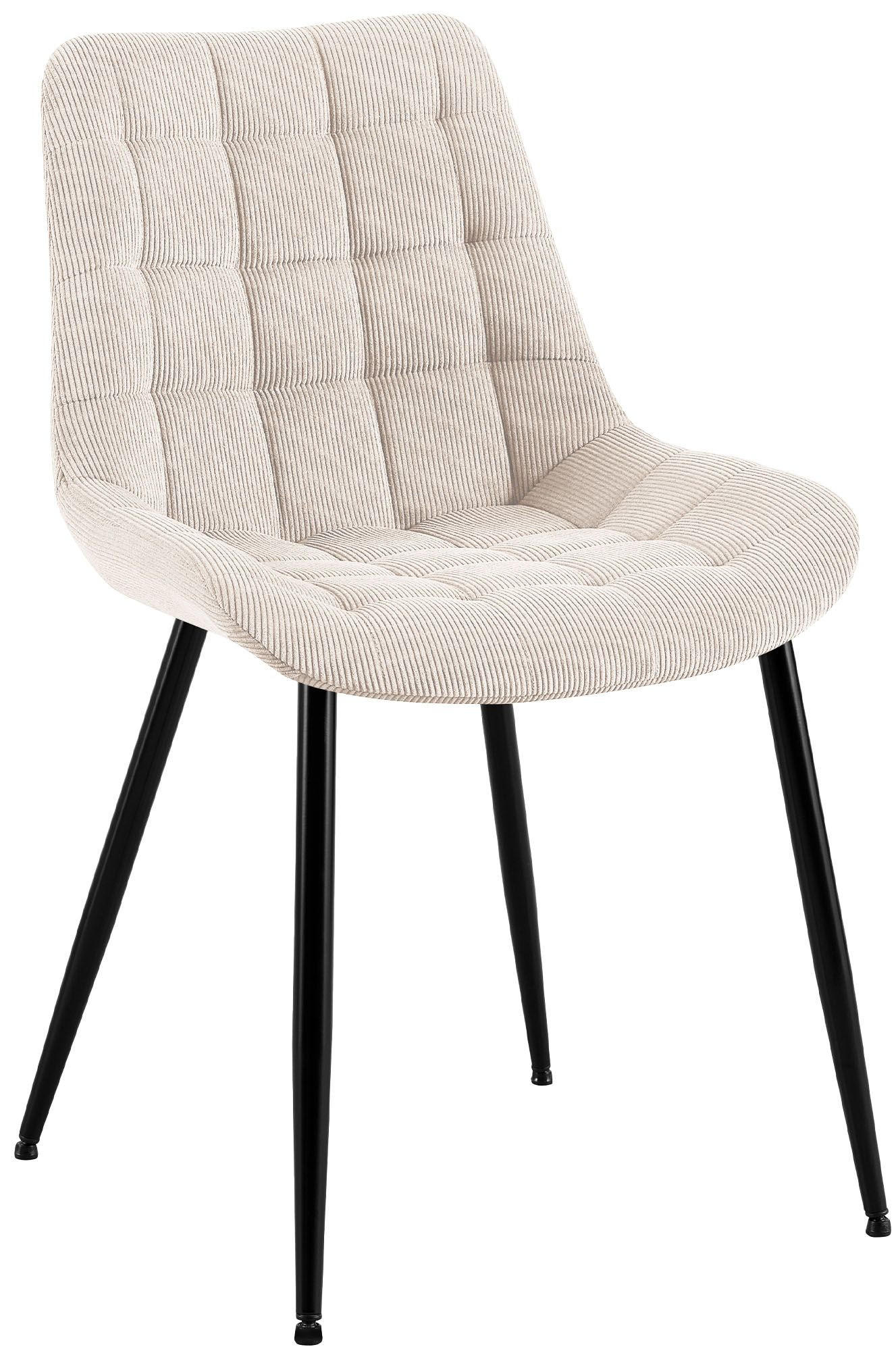 Deluke Esszimmerstuhl Creme 52x83x58 cm