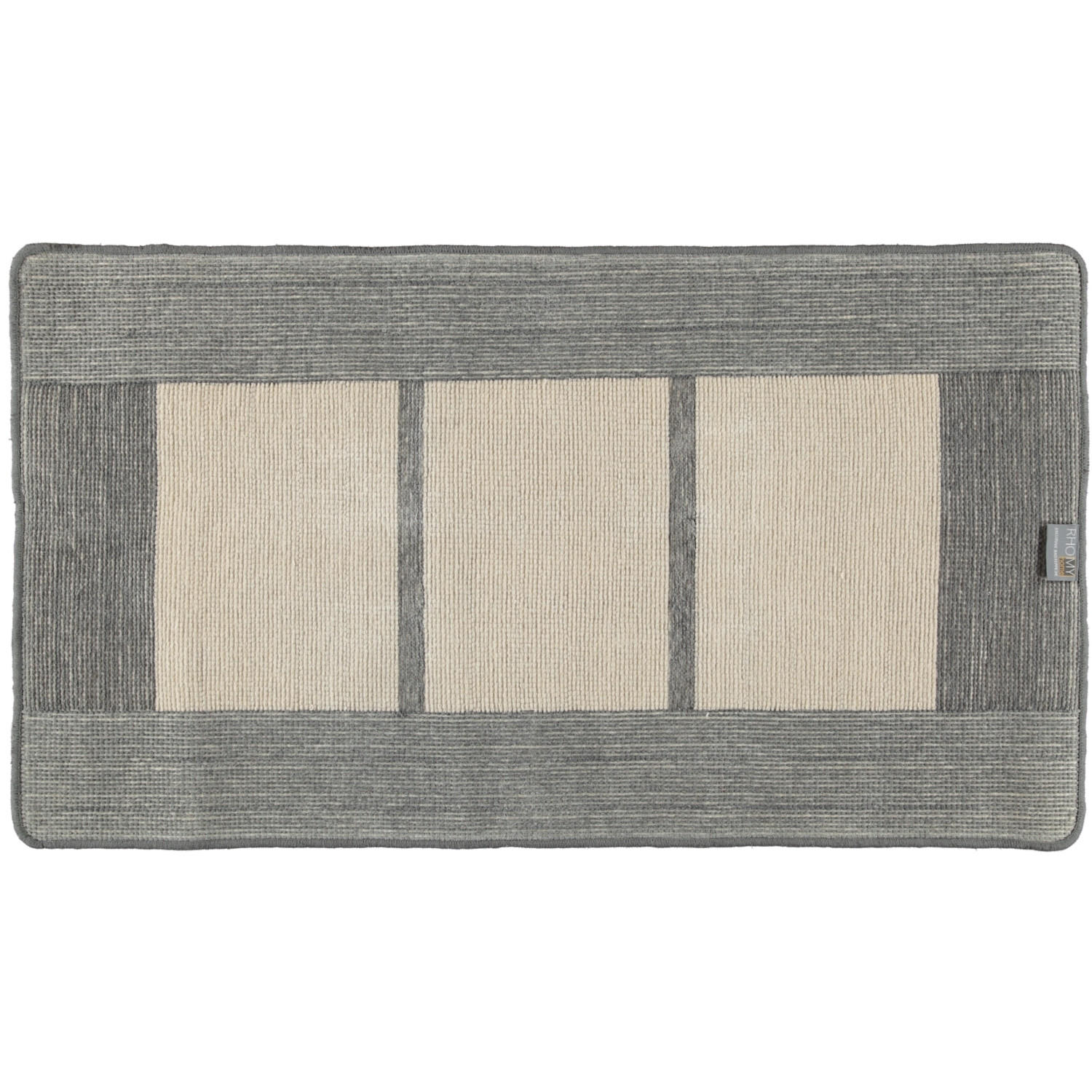 BADTEPPICH LIBERTY ANTHRAZIT-PERLGRAU - 409 - Grau, Textil (65/115cm) - Rhomtuft