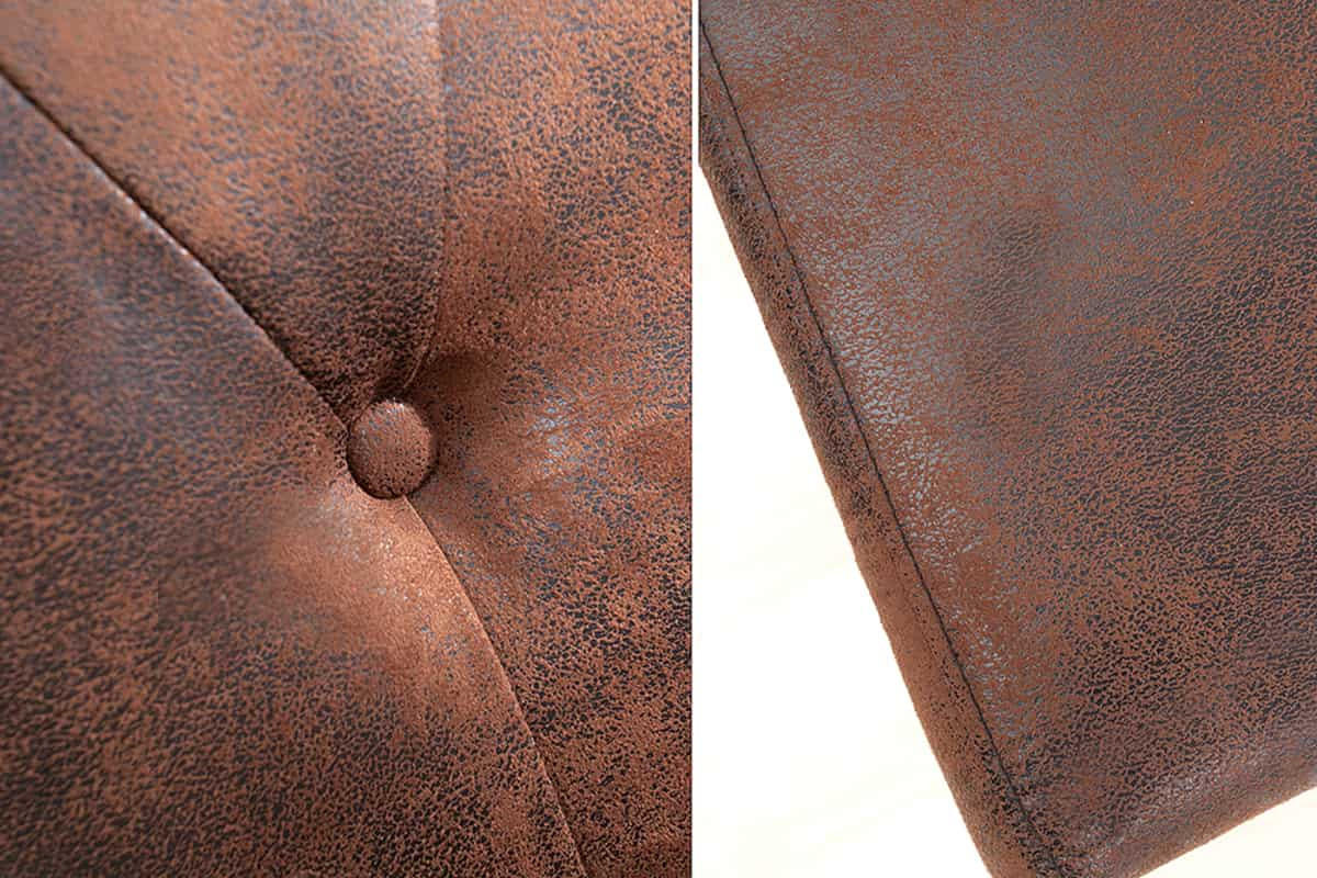 STUHL CASA Microfaser Braun 110 cm - Braun, Holz/Textil (45/110/50cm) - riess-ambiente