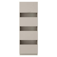 BADEZIMMER-HOCHSCHRANK Holv Kaschmirgrau 68 cm - Taupe, Holzwerkstoff/Metall (67.5/200/66cm) - Selsey