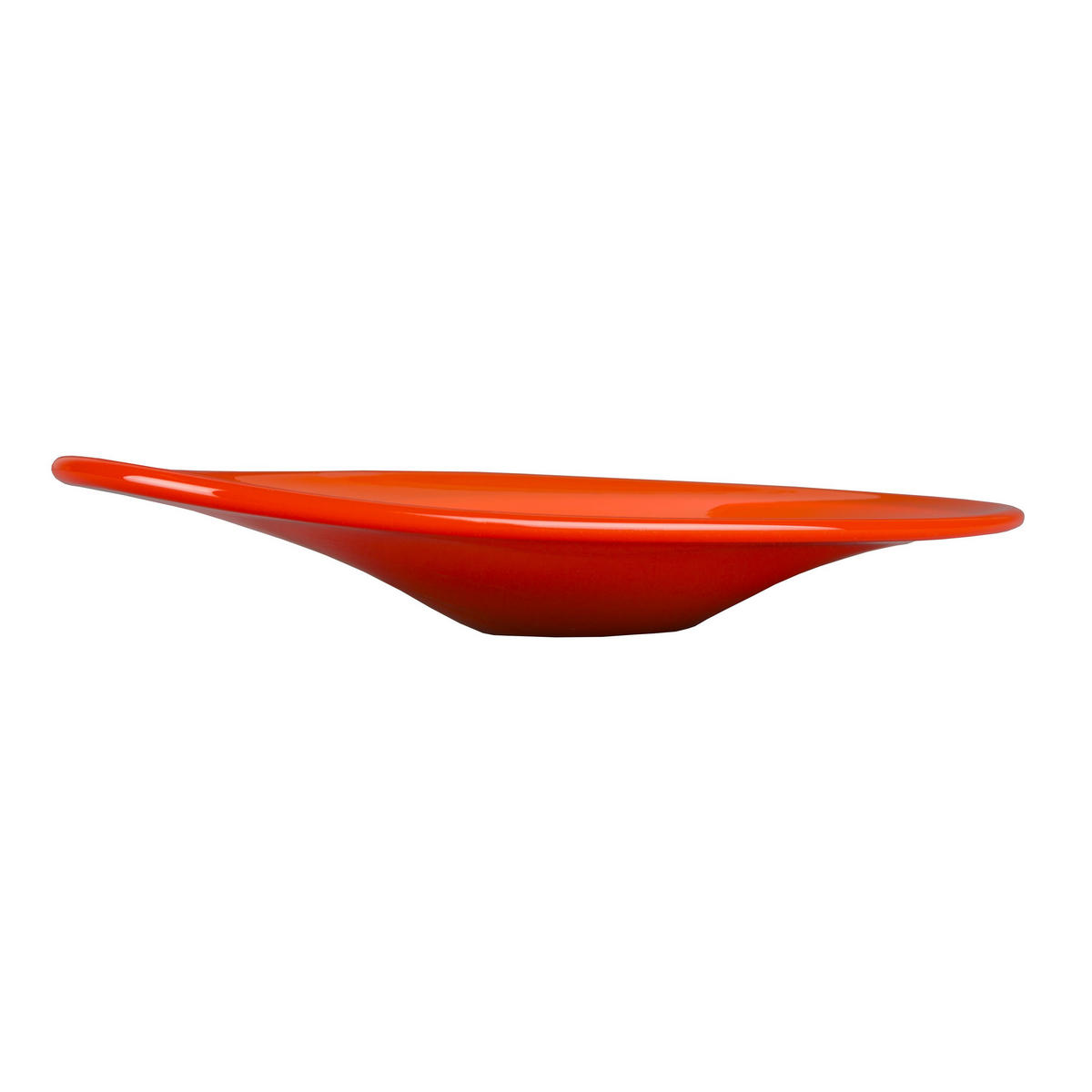 DEKORATIVE SCHALE Gable - Orange, Glas (6cm) - Dutchbone