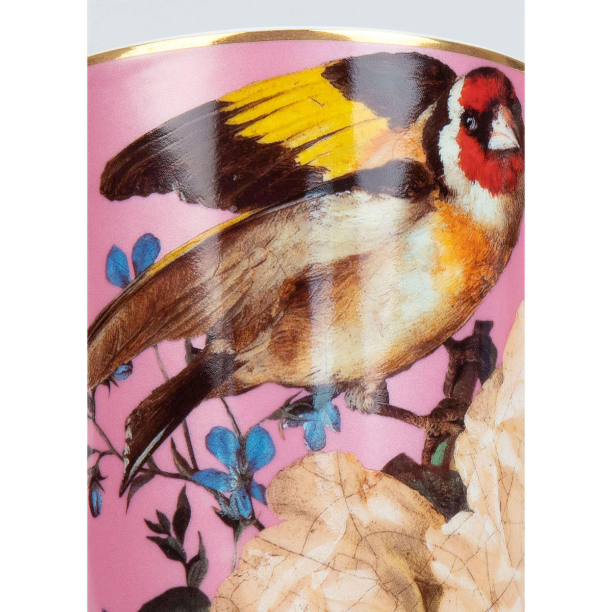 KAFFEEBECHER Wunderbar Flourish - Rose, mit Geschenkbox - Naturfarben, Keramik (0.6L) - Könitz