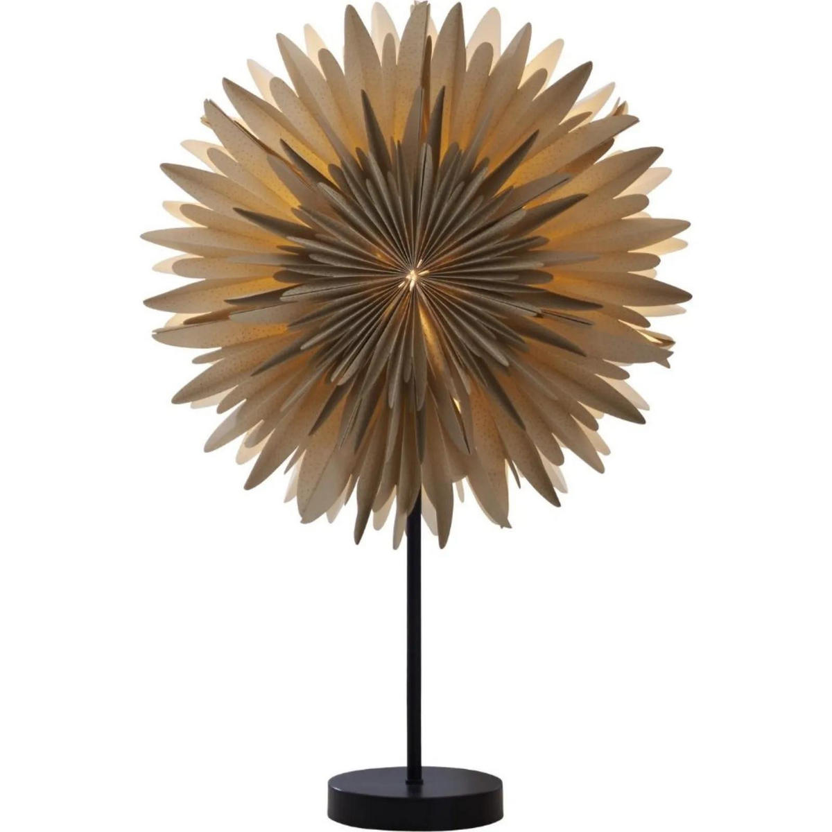 TISCHLEUCHTE Winter Beige - Beige, Metall (20/20/62cm) - click-licht