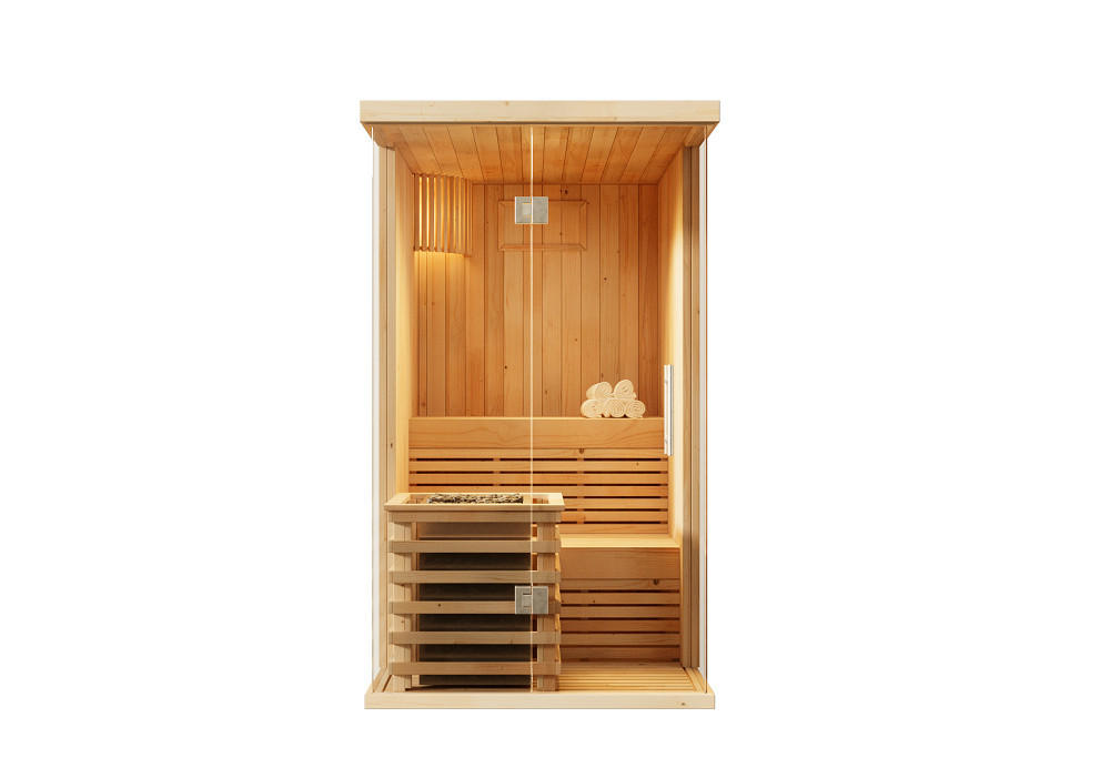 FinnTherm Innensauna Natur 119x213x150 cm