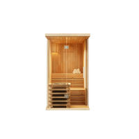 INNENSAUNA Innensauna Milla - Naturfarben, Holz (119/213/150cm) - FinnTherm
