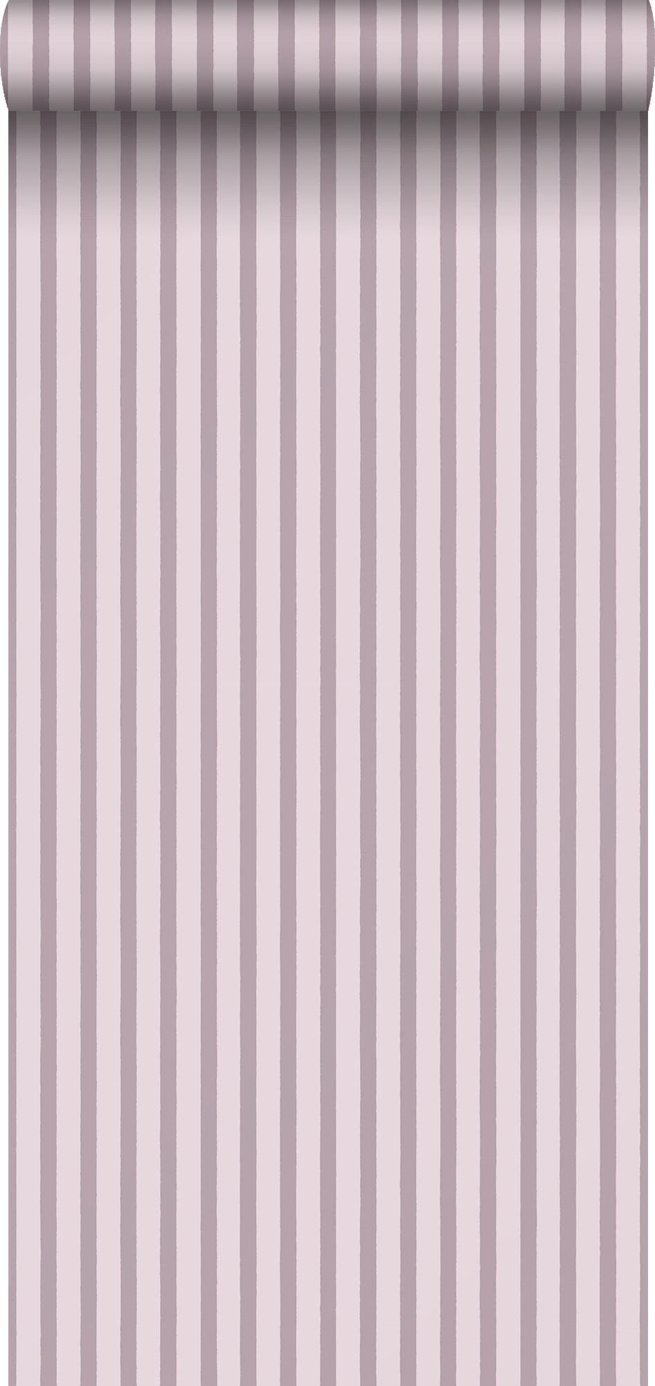 TAPETE horizontal gemalte Streifen 50 x 900 cm - Lila, Papier (50/0.1cm) - Sanders & Sanders