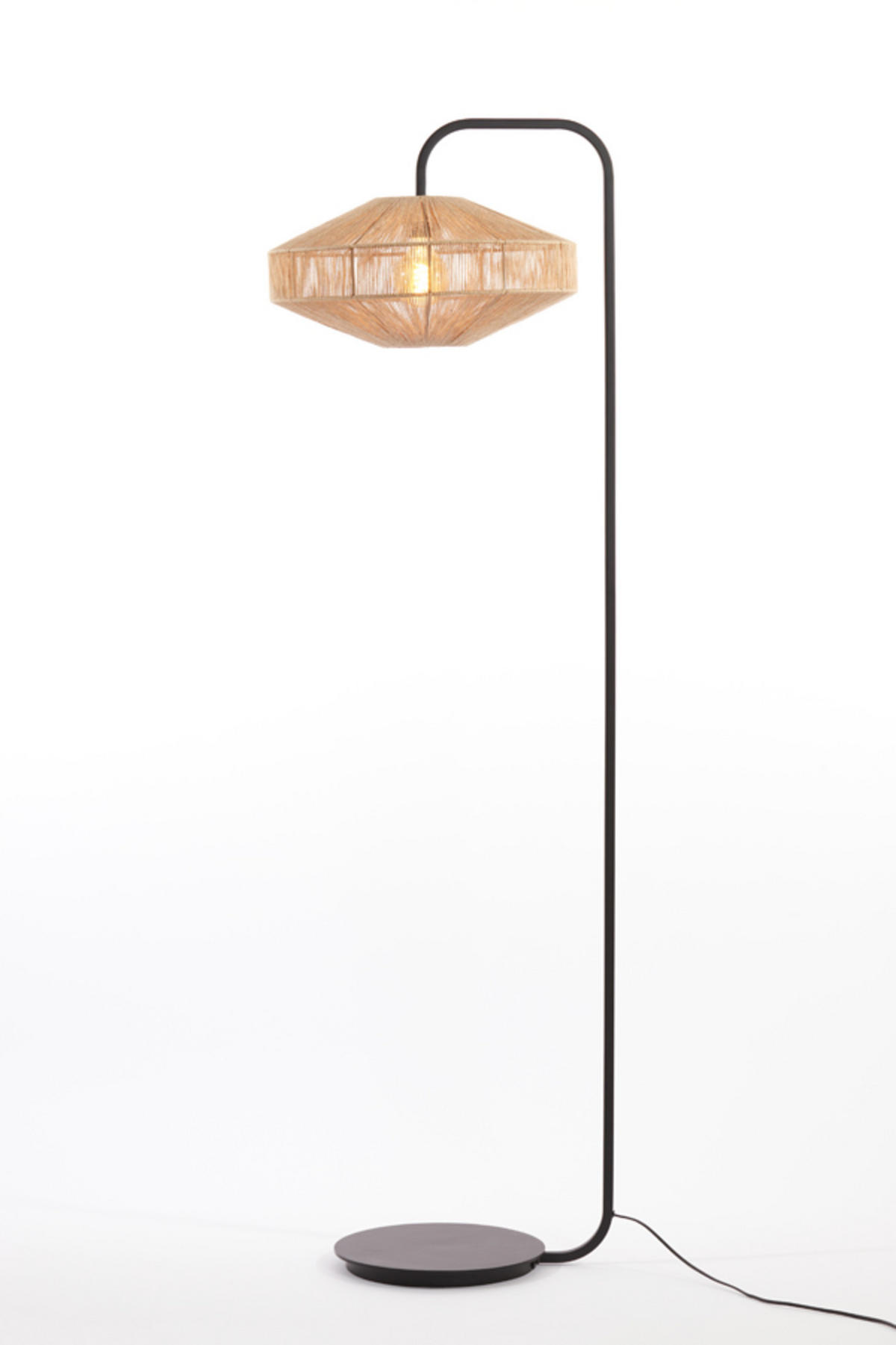 STEHLEUCHTE Lyra Braun Ø43/164 cm - Braun, Metall (43/43/164cm) - Light & Living
