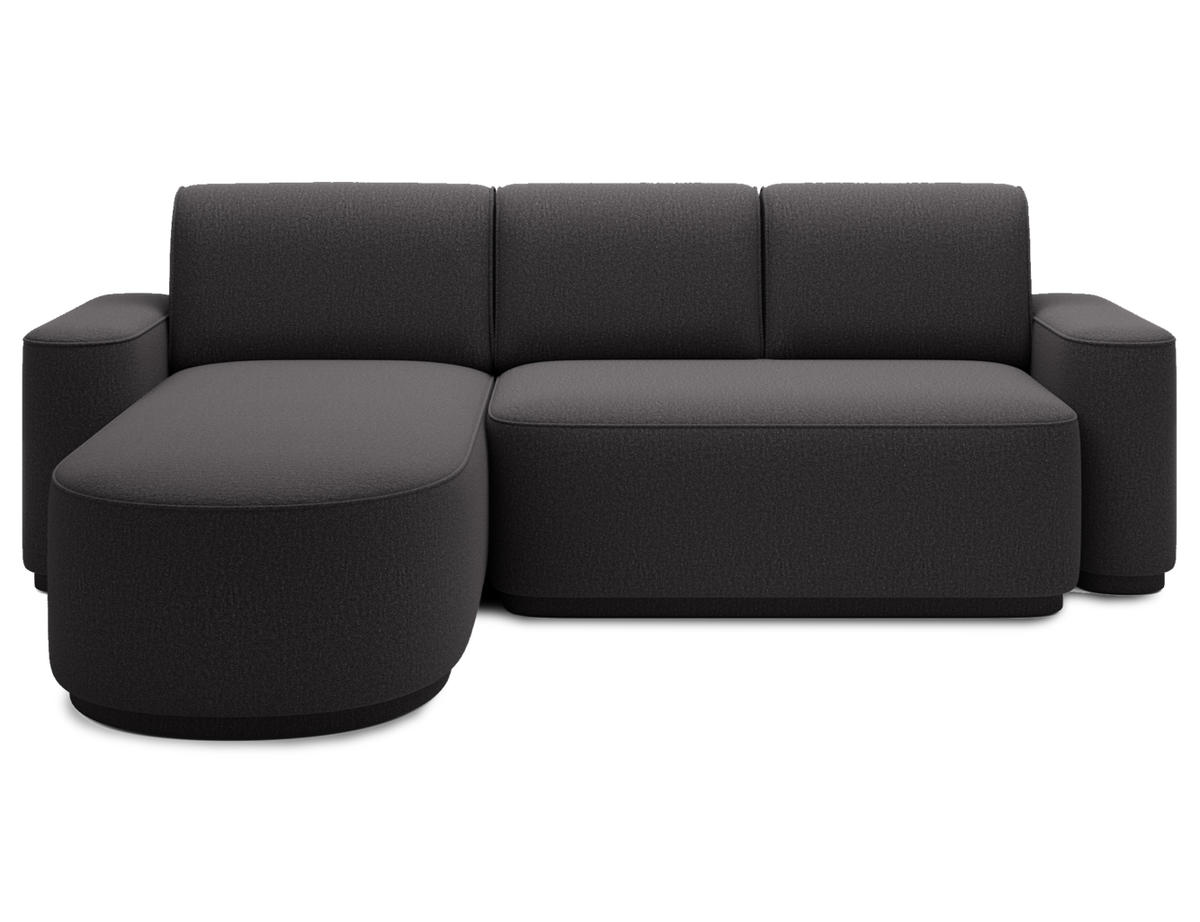 ECKSOFA RUMA - Dunkelgrau (Enjoy 05) - Dunkelgrau, Holzwerkstoff (285/180cm) - Möblo