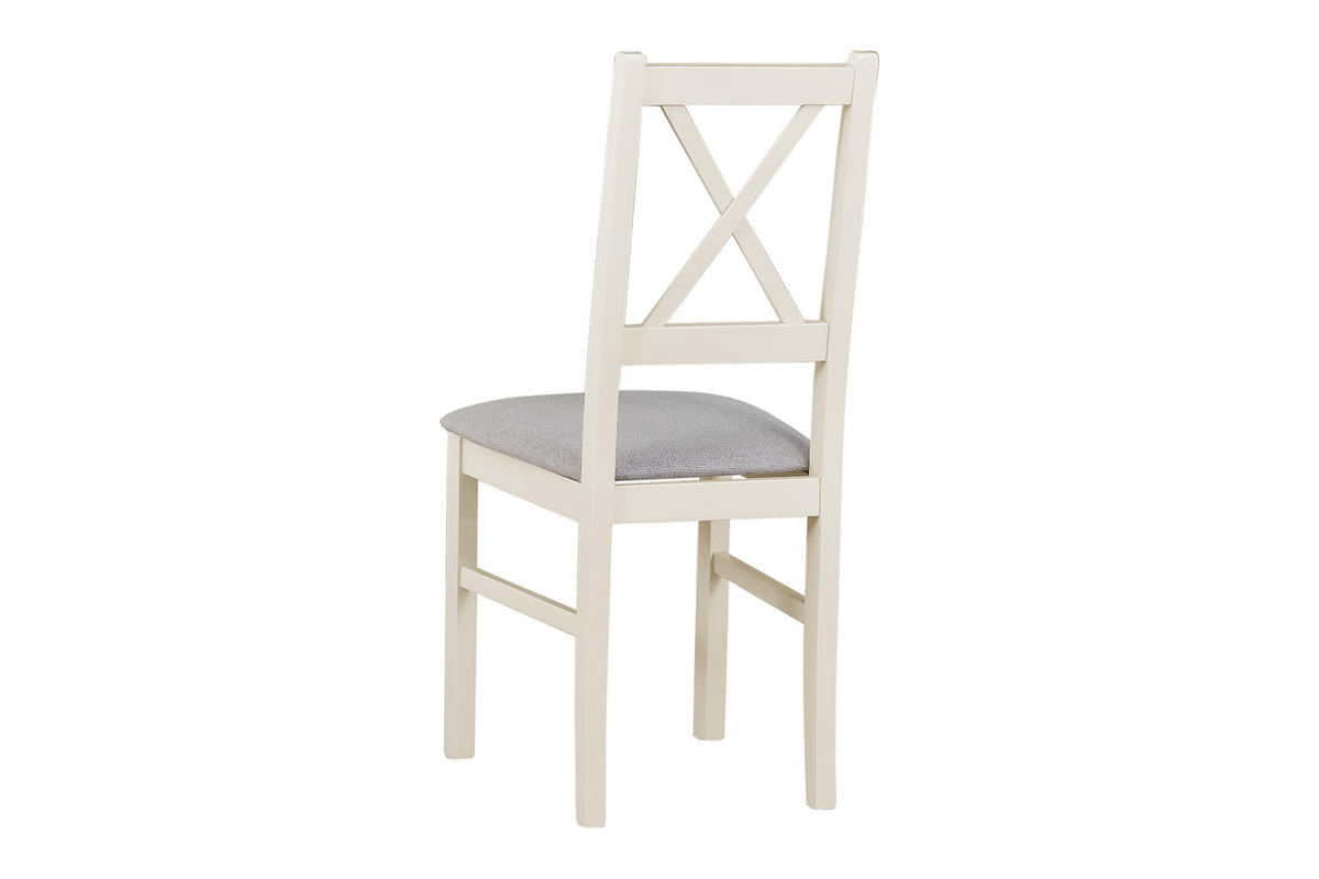 STUHL Nilo 10 (2er Set) - Grau/Cappuccino, Holz (43/94/40cm) - Leaf Design