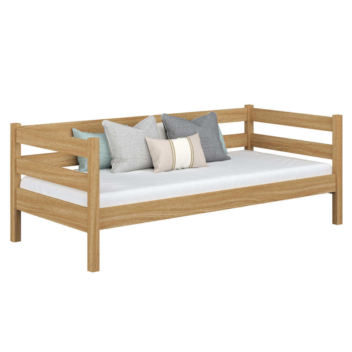 TAGESBETT Eiche Natur 80/190 - Eiche Artisan, Naturmaterialien/Holz (80/190cm) - N-Wood