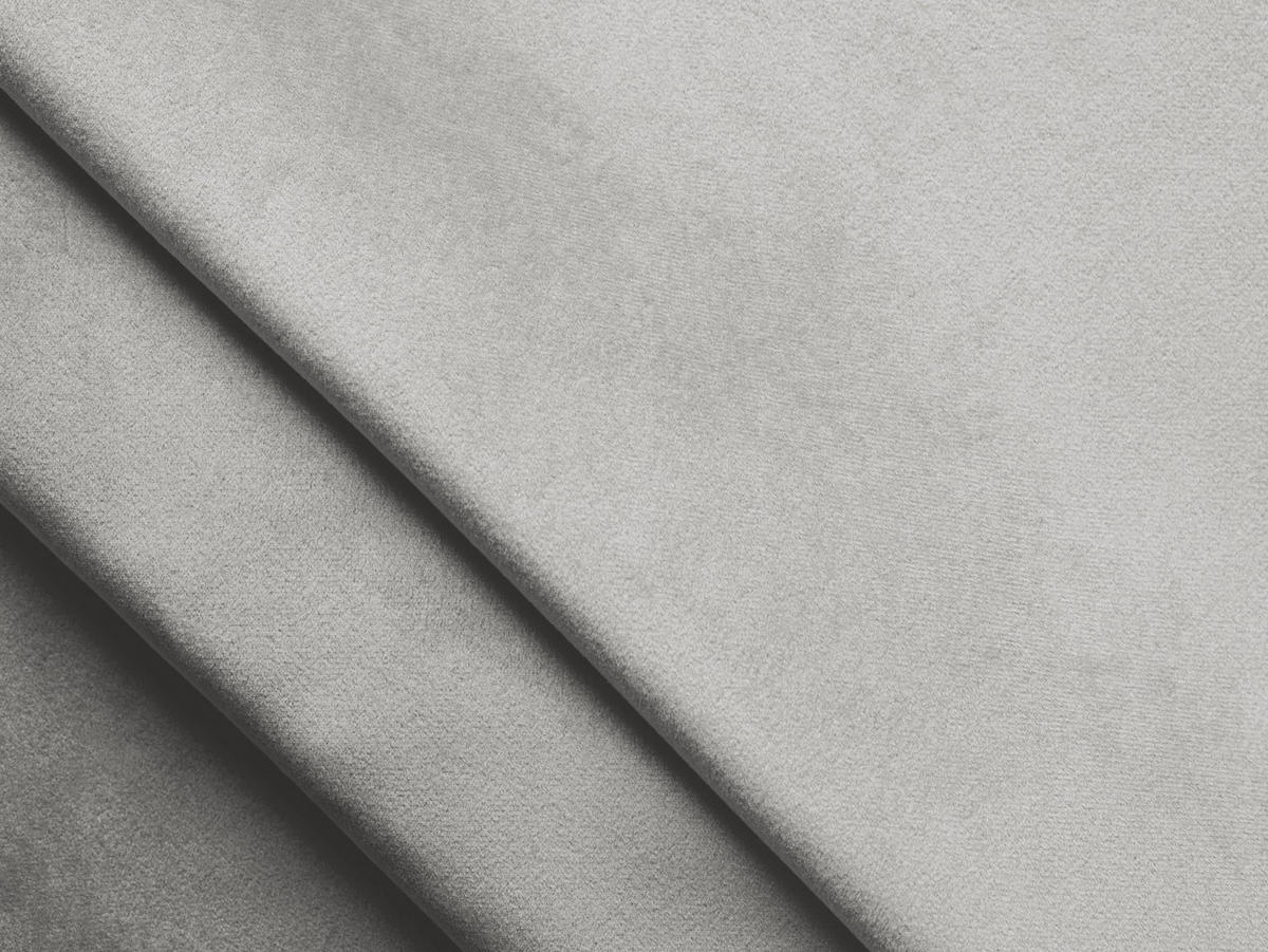 SESSEL Samt Stoff Grau - Silberfarben/Schwarz, Kunststoff/Textil (96/70/95cm) - Makamii