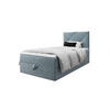 BOXBETT ALTEA 90x200 Monolith 72, mit Matratze und Topper, Blau - Blau, Holz/Kunststoff (90/200cm) - Bedante