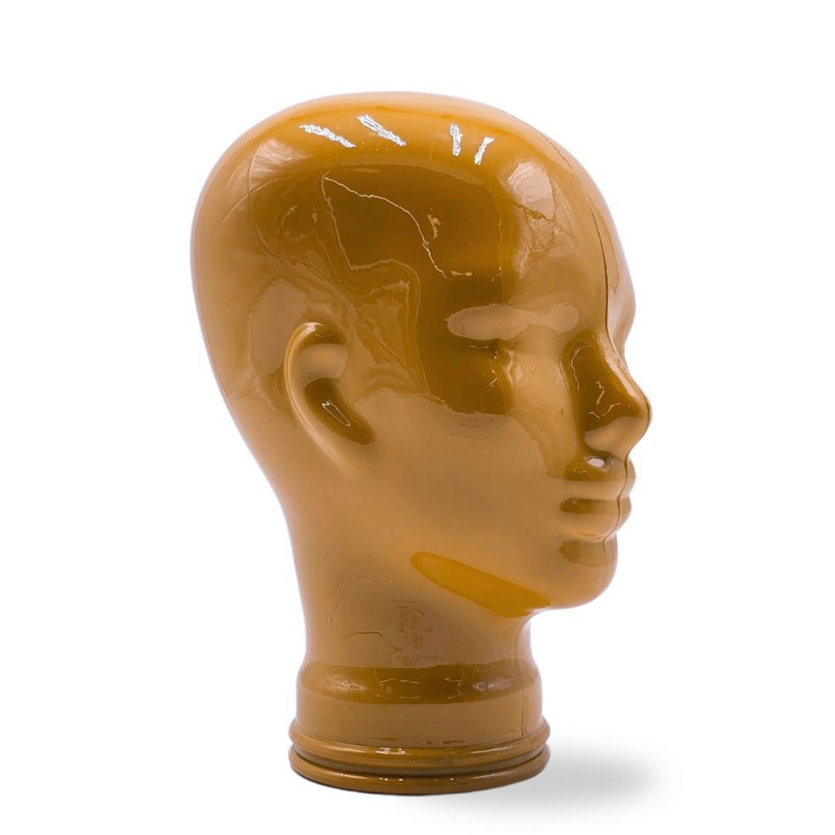 KOPFHÖRERSTÄNDER DYLAN Glas OP1 gelb - Dunkelgelb, Glas (21/29/21cm) - DESIGN DELIGHTS