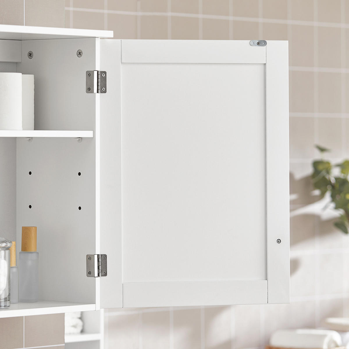 HÄNGESCHRANK Weiß - Weiß, Holzwerkstoff (40/52/23cm) - SoBuy