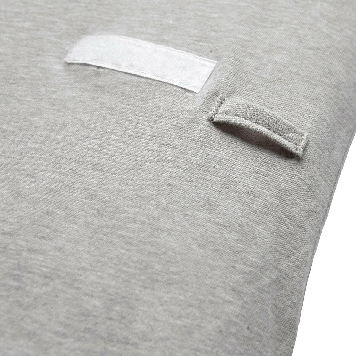 WICKELAUFLAGE Grau schmal - Grau, Textil (50/70cm) - nordic coast company