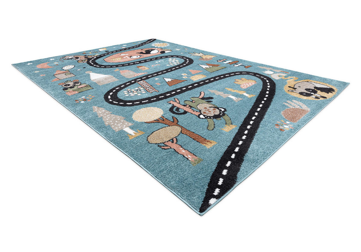 TEPPICH Fun 280/370 cm - Blau, Textil (280/370cm) - rugsX