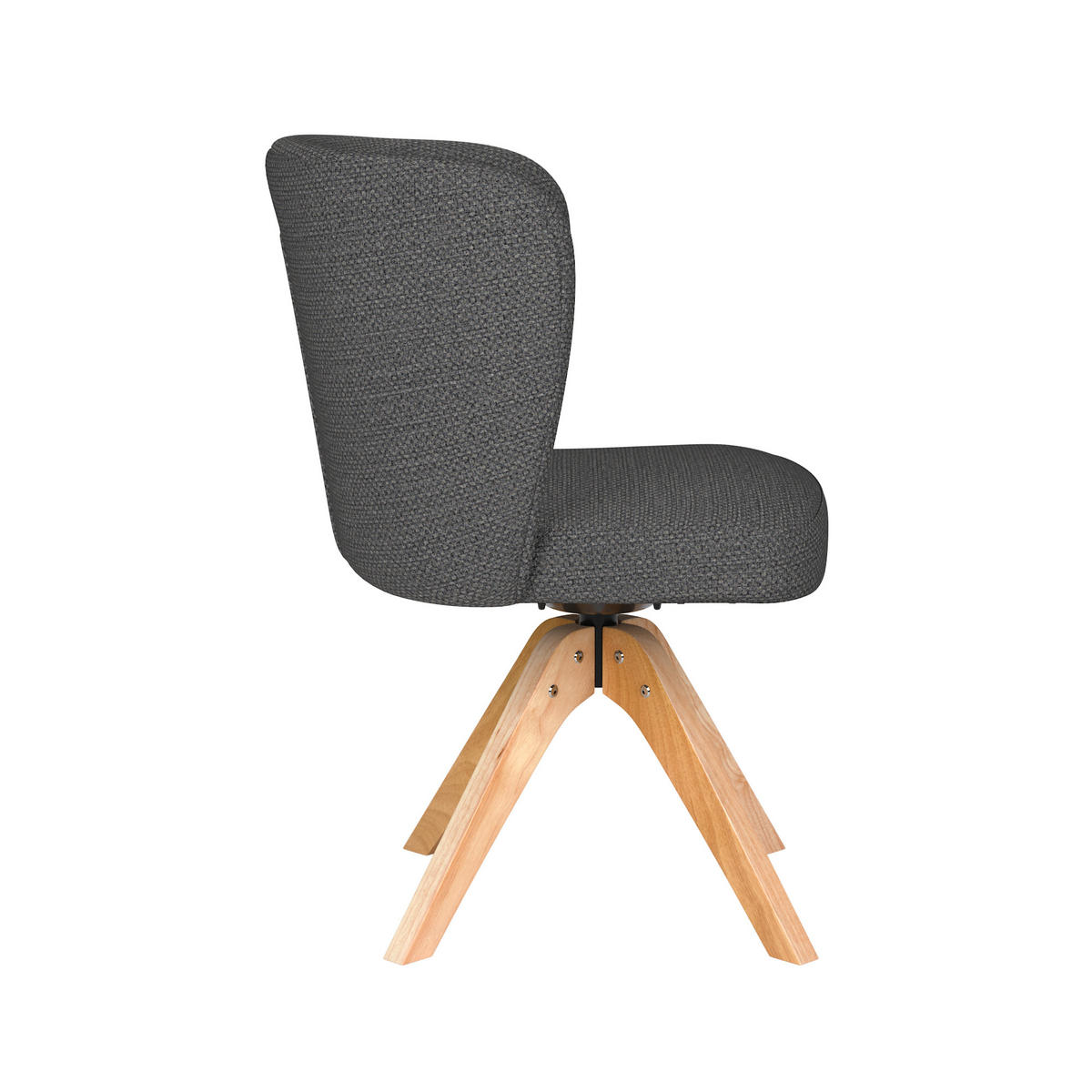 ESSZIMMERSTUHL Stan - Grau - 57/53/82 cm - Grau, Textil (53/82/57cm)