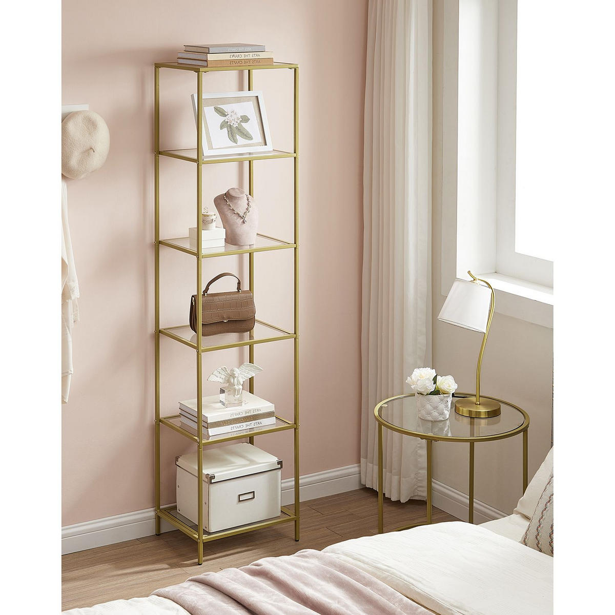 GLASREGAL SINGAPORE - Goldfarben, Glas (40/177.3/30cm) - Hansiro