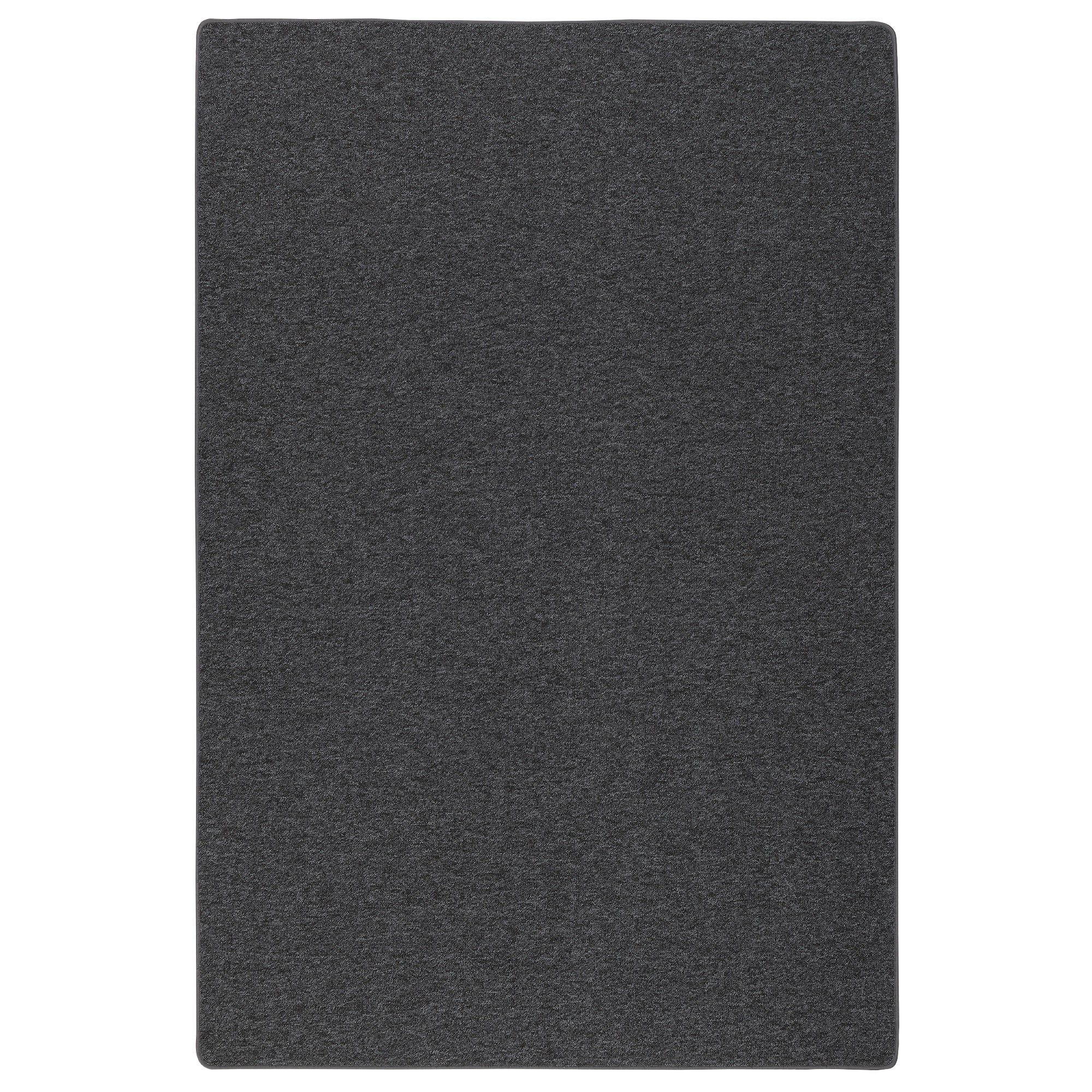 Snapstyle Feinschlingen Schwarz, Grau 200x200 cm