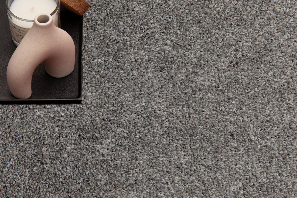 TEPPICH NOYAN Silberfarben 300/400 cm - Silberfarben, Kunststoff (300/400cm) - Tapiso