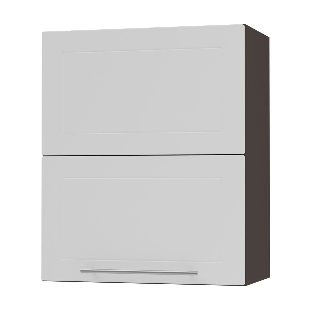 KÜCHENHÄNGESCHRANK Kvantum W8B/60 Weiß Matt / Lava Matt 60 / 32,5 / 72cm - Dunkelgrau/Weiß, Holz/Holzwerkstoff (60/72/32.5cm) - Feldmann-Wohnen