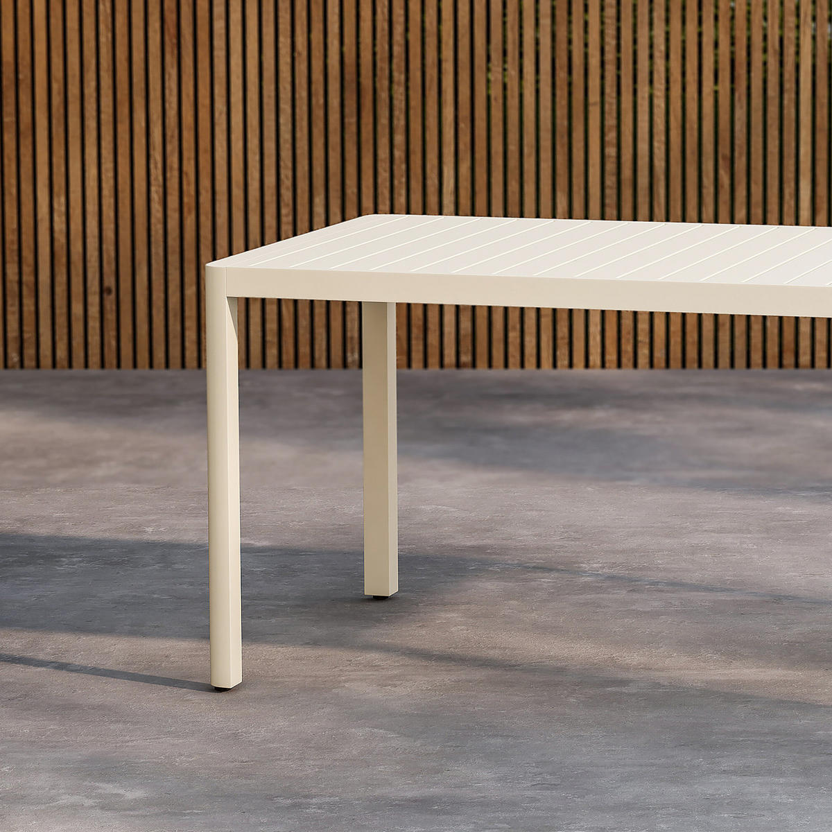 GARTENTISCH - Beige, Metall (150/85/72cm) - home24